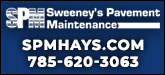 Sweeney's Pavement Maintenance, LLC Sponsorship Banner