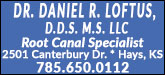 Dr. Daniel R Loftus, D.D.S. M.S. LLC | AM Assoc of Endodontist Sponsorship Banner